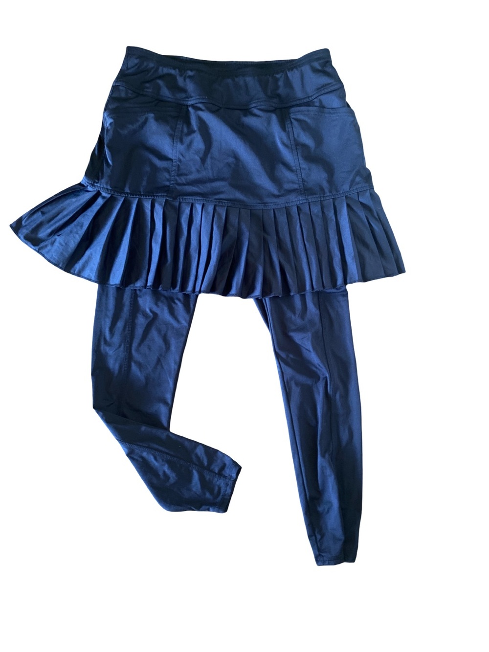 Jofit Navy Pleated Skort- Leggings - S navy